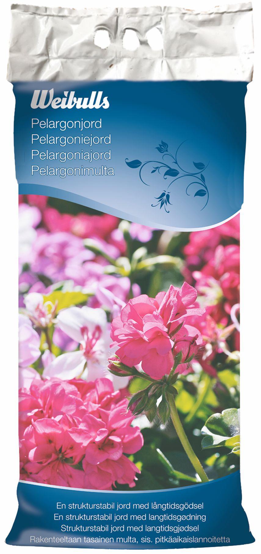 Weibulls Pelargonjord 18l 45st/hap med handtag