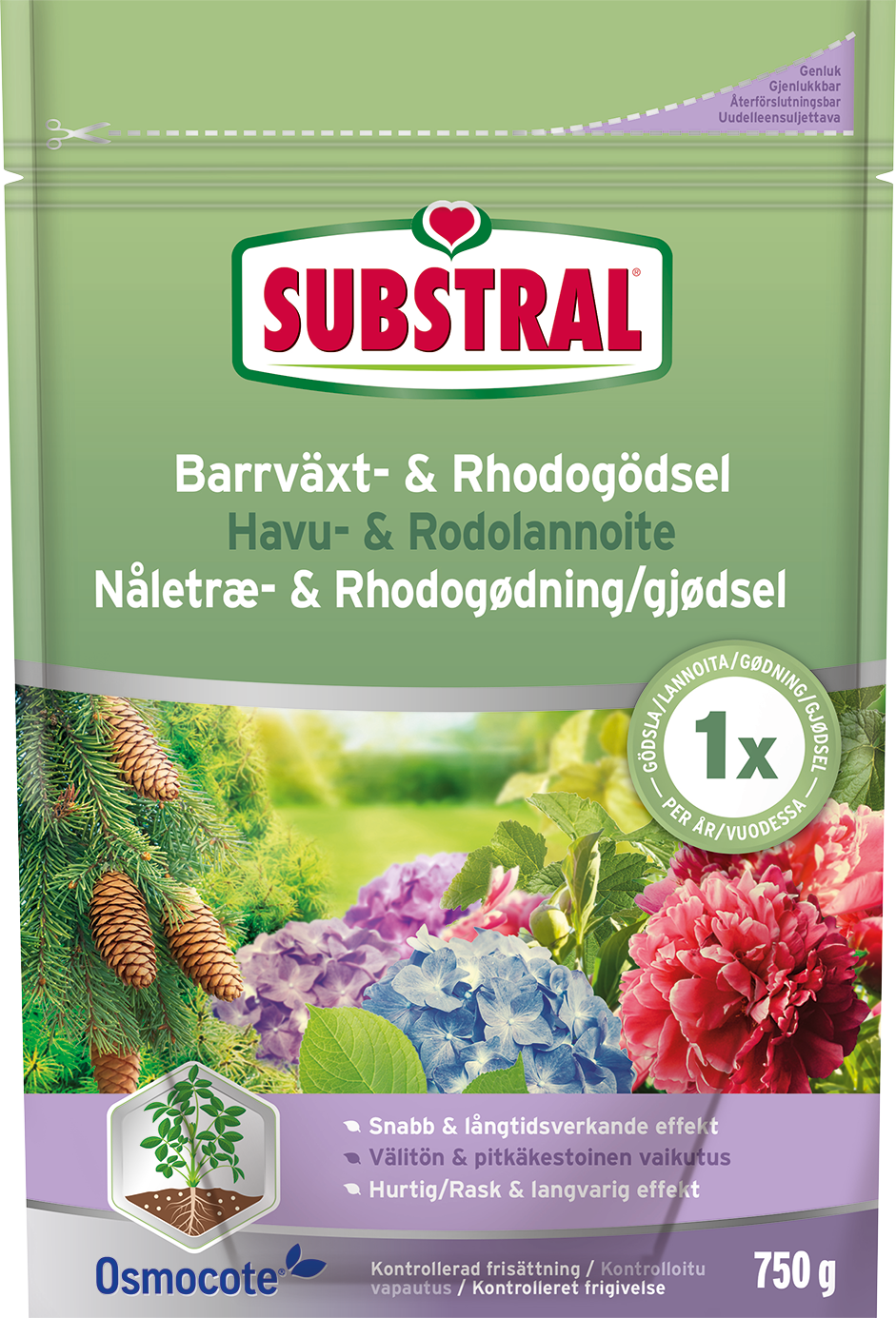Substral Rhodo- & Barrgödsel 750 g