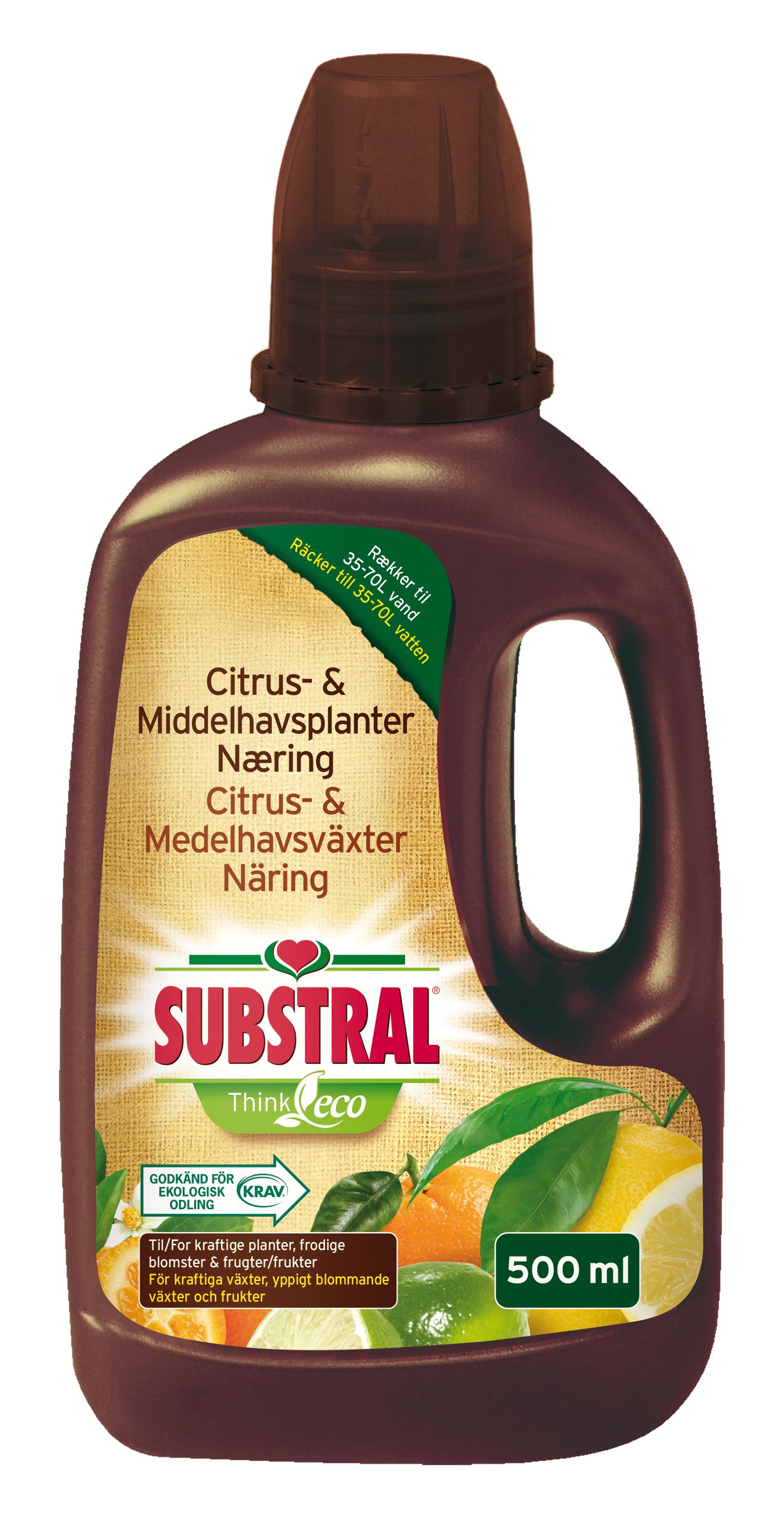Substral Citrus-& Medelhavsnäring KRAV 500ml 12 st/krt