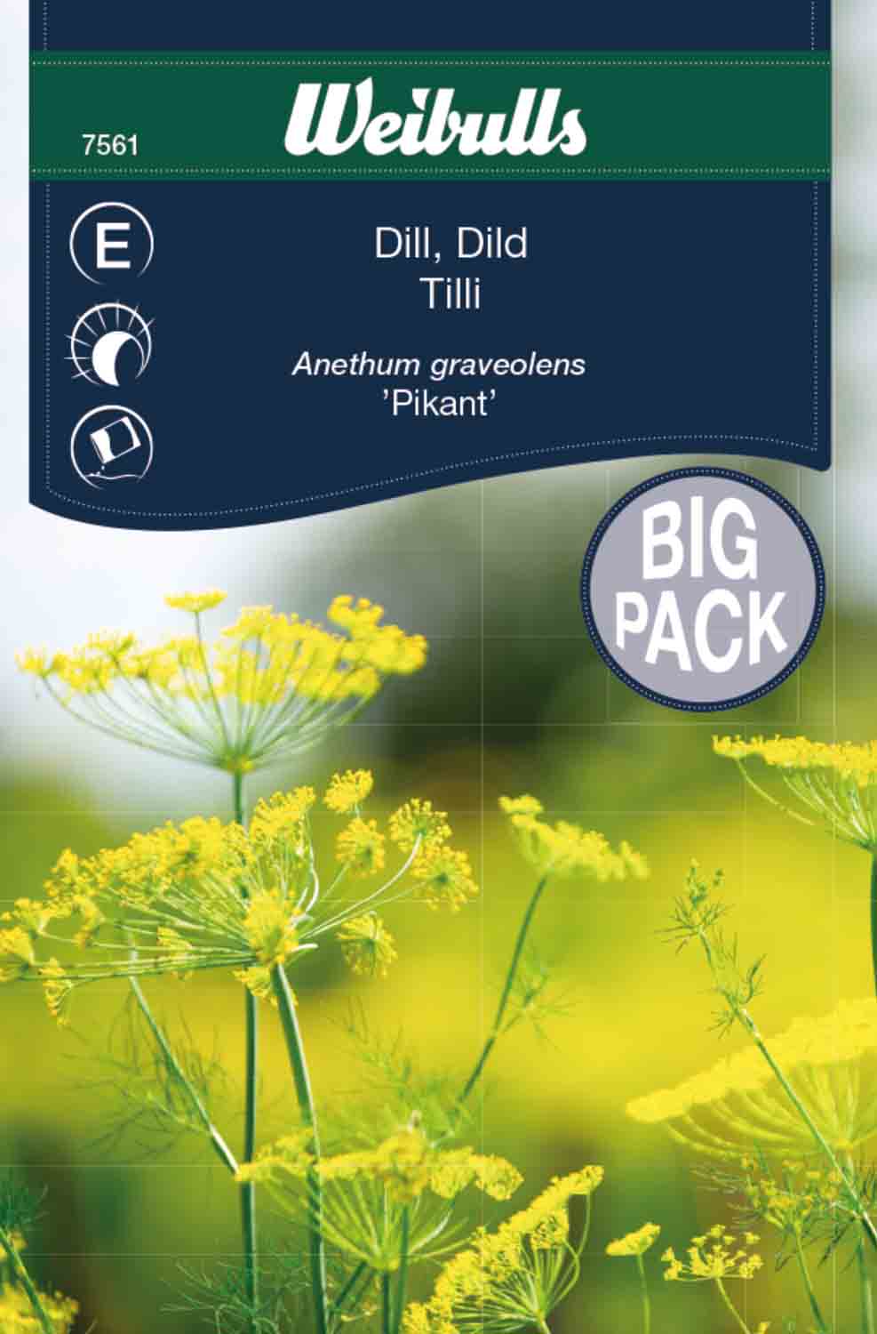 Weibulls Dill, storportion 'Pikant'