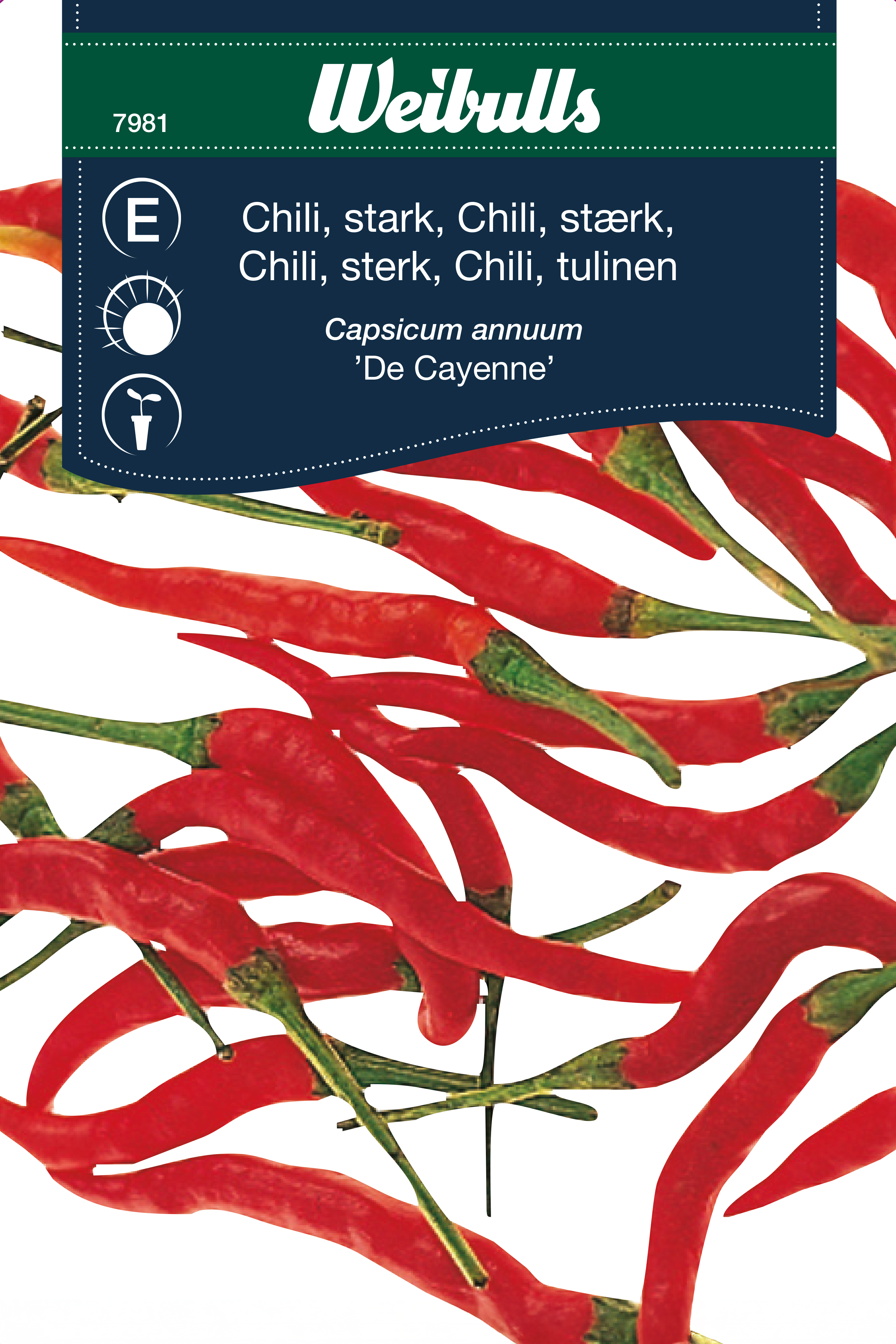 Weibulls Chilipeppar 'De Cayenne '