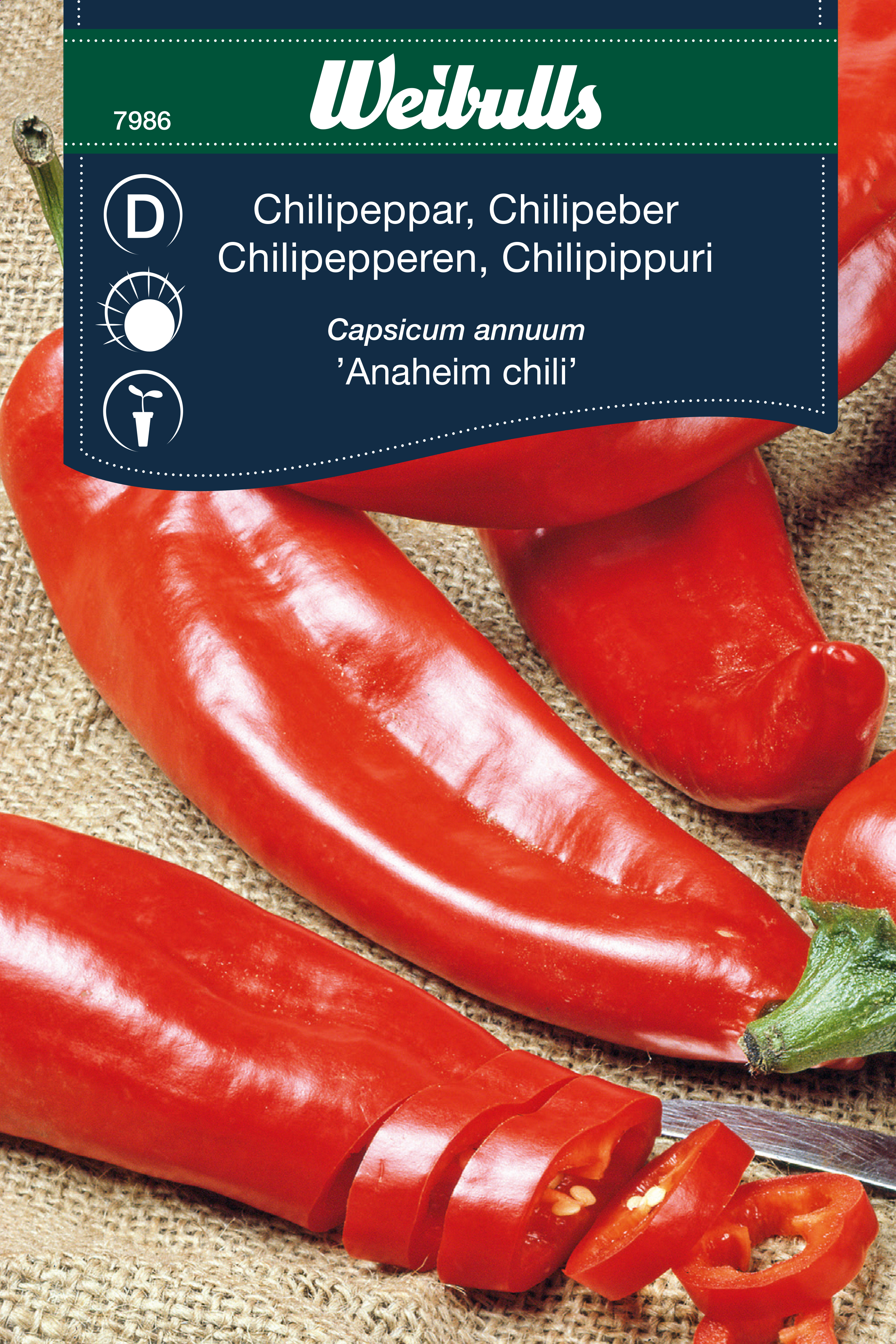 Weibulls Chilipeppar 'Anaheim chili'