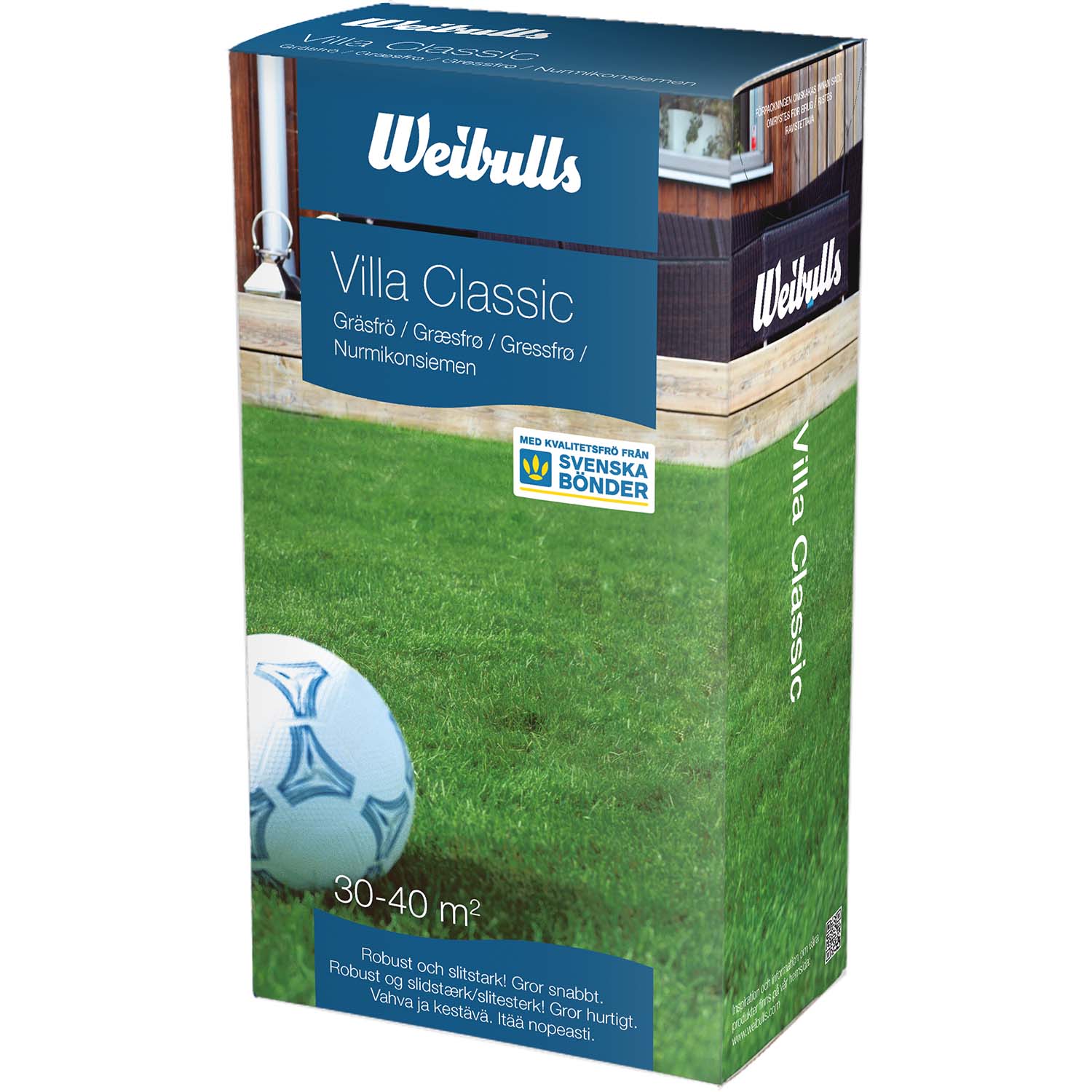 Weibulls Villa Classic 1kg, gräsfrö