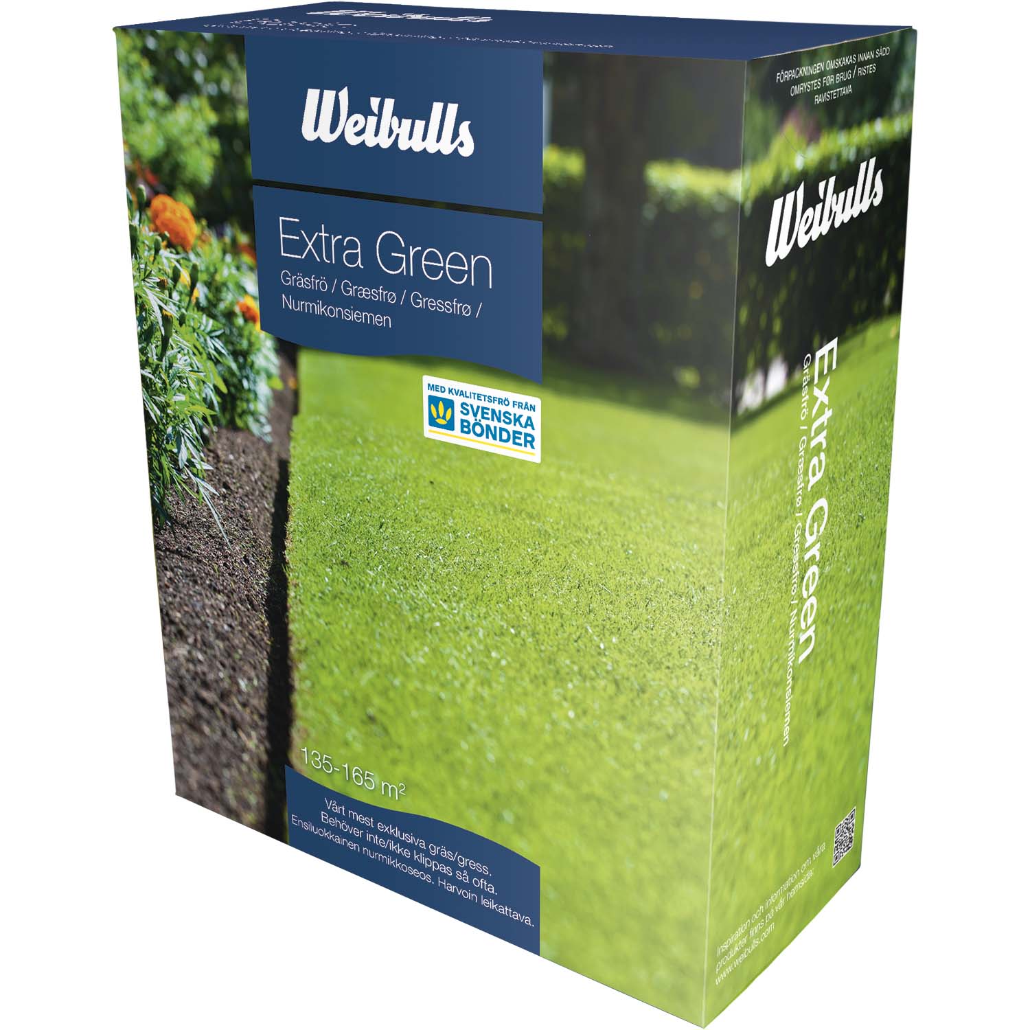 Weibulls Extra Green 3kg, gräsfrö