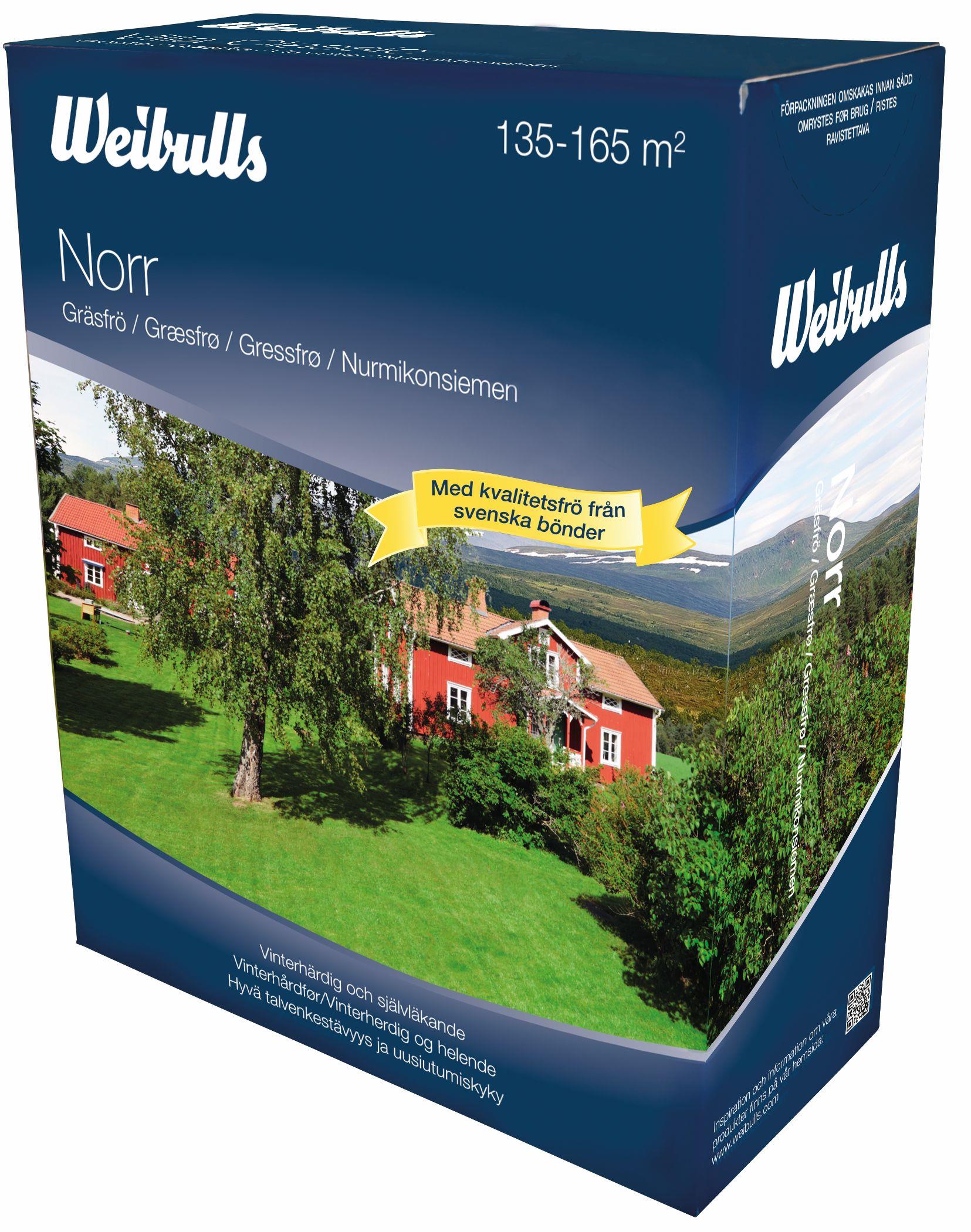 Weibulls Gräsfrö norr 3kg 3st/krt