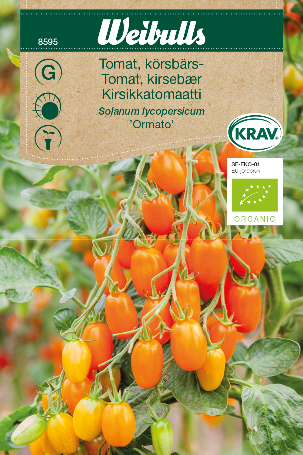 Weibulls Tomat, körsbärs- KRAV 'Ormato'
