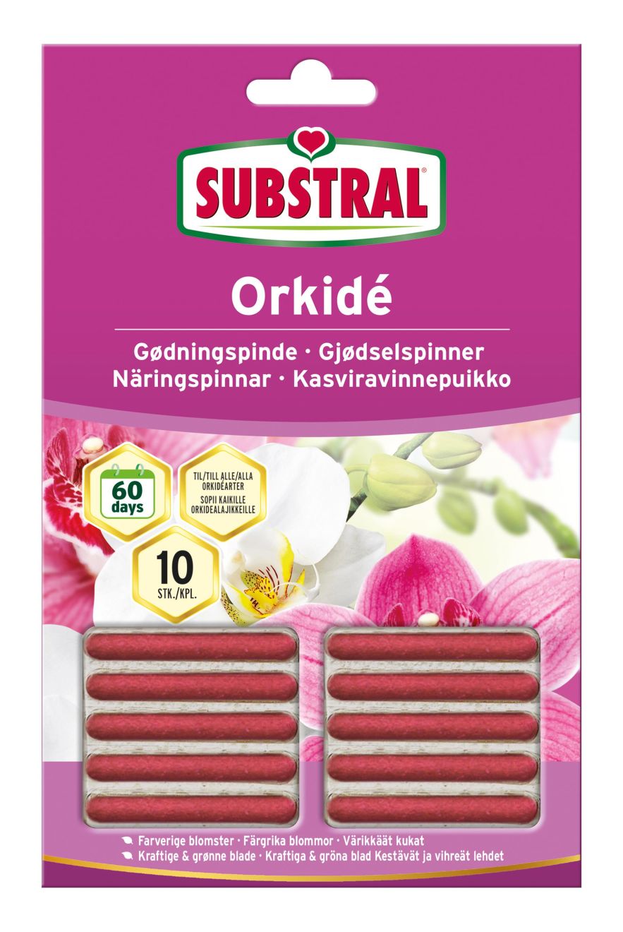 Substral Näringspinnar Orkidé 10-p