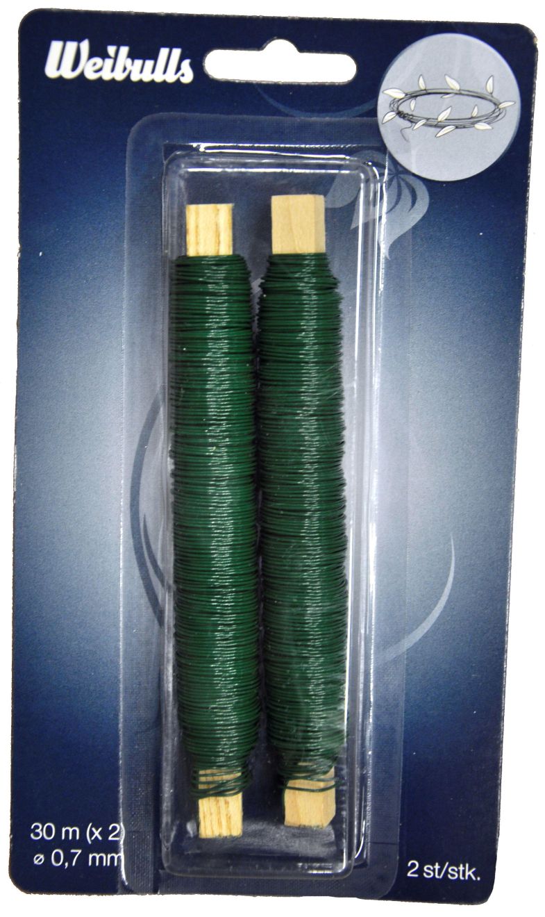 Weibulls Spoltråd grön 2-pack