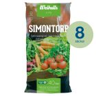 Simontorp Grönsaksjord KRAV 40l 8st säckar