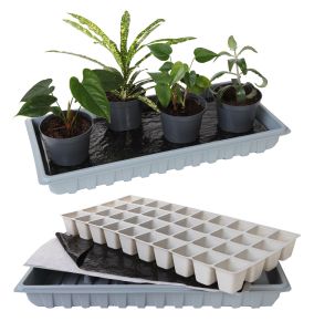 Weibulls Drivhus Återbrukad med bevattningsmatta