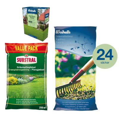 Gräsmatta Minipaket - Stödsådd upp till 400 kvm