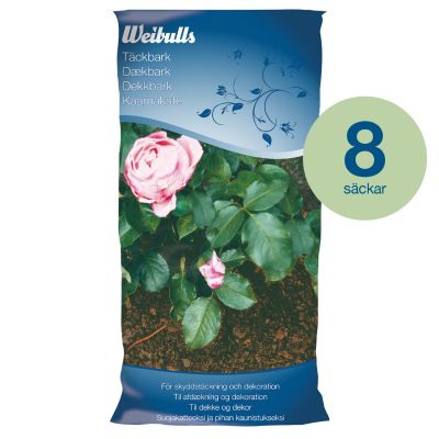 Weibulls Täckbark 40l 8st säckar