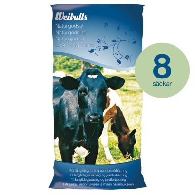 Weibulls Naturgödsel 40l 8 st säckar