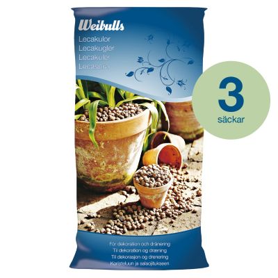 Weibulls Lecakulor 40l 3 säckar