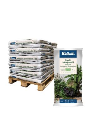 torvfri blomjord 18 liter på halvpall