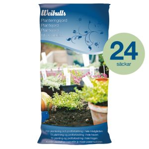Weibulls Planteringsjord 40l 24 st säckar